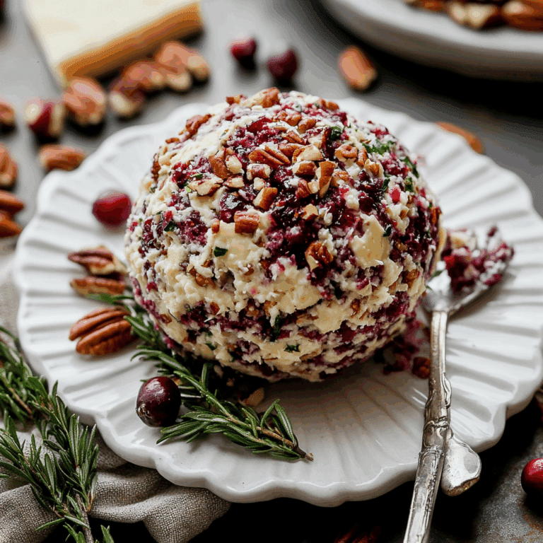Cranberry Pecan Cheese Ball