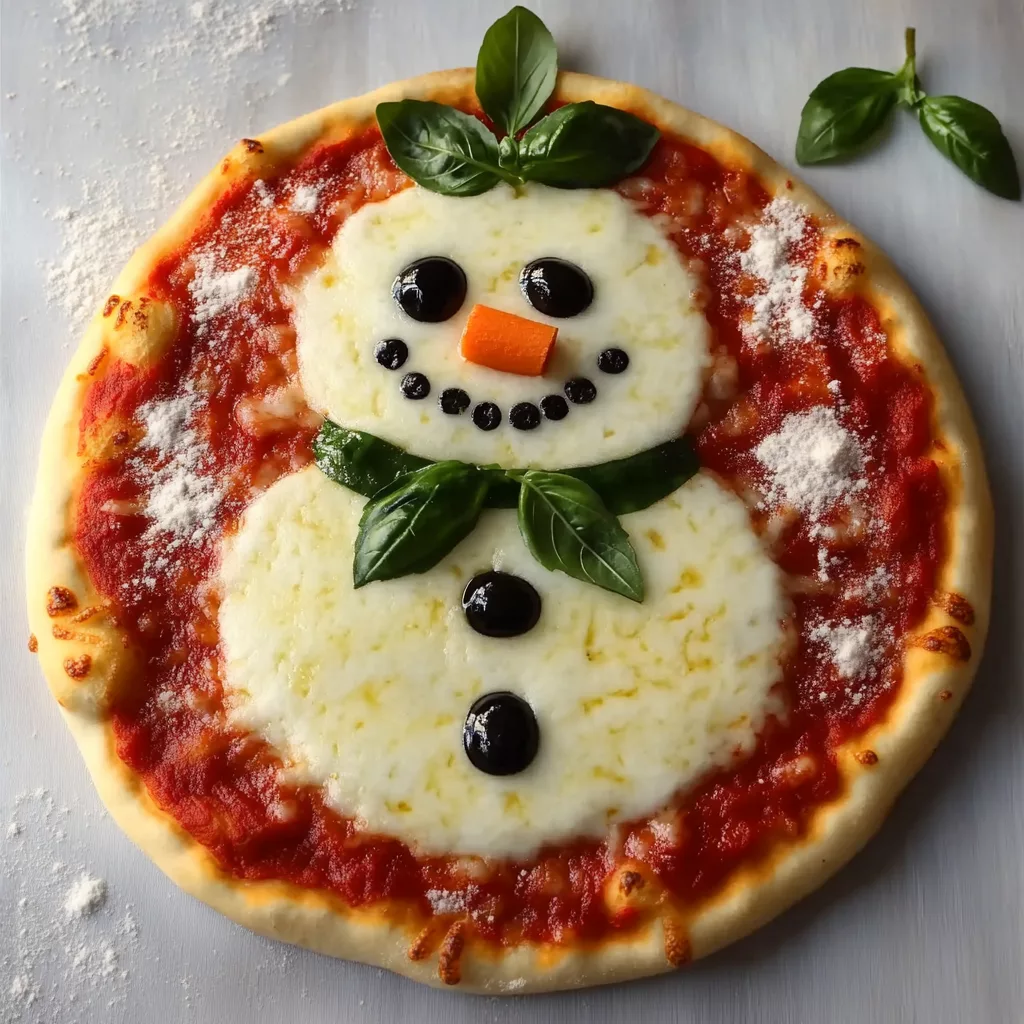 Festive Christmas Pizza