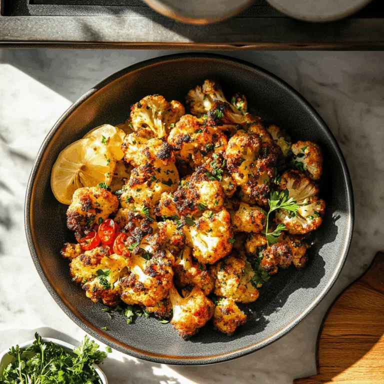 Parmesan Roasted Cauliflower