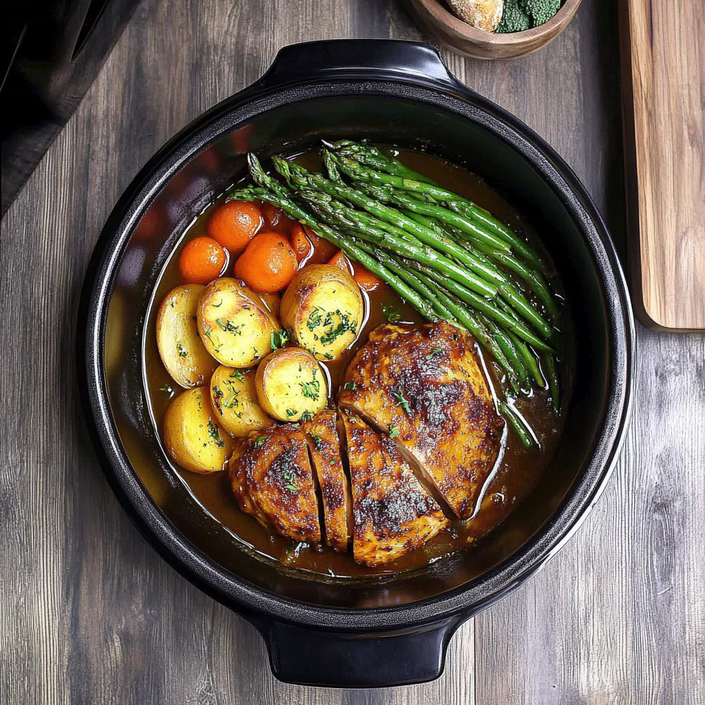 Slow Cooker Garlic Butter Chicken