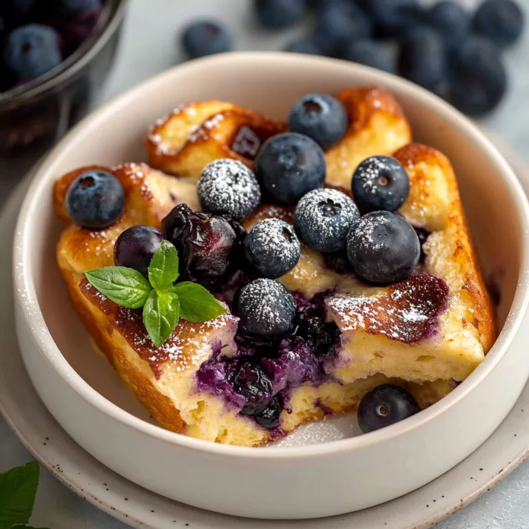 Blueberry French Toast Casserole