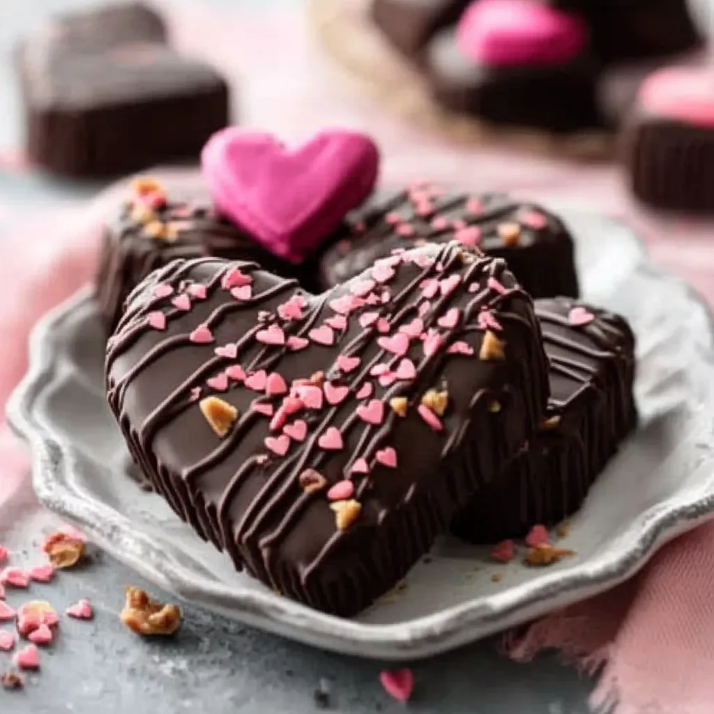 Homemade Reeses Hearts