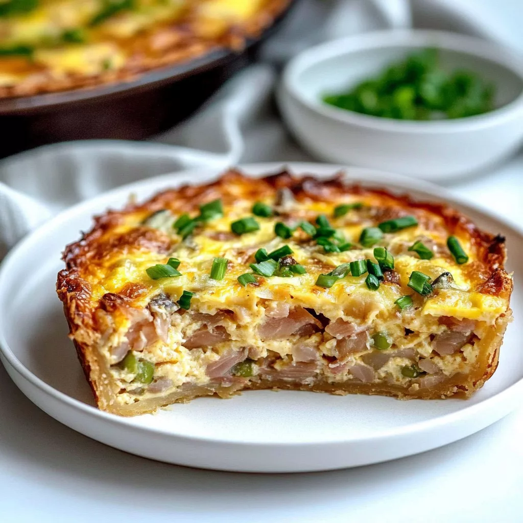 Crustless Tuna Breakfast Quiche