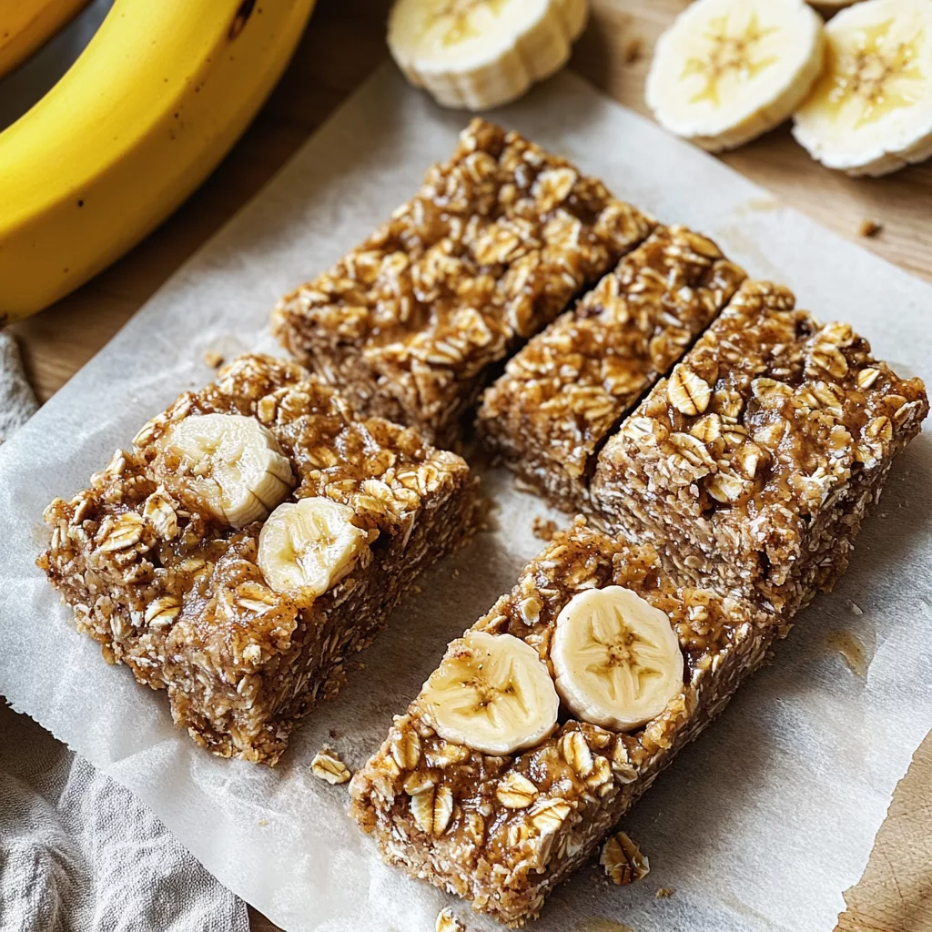 banana oatmeal bars