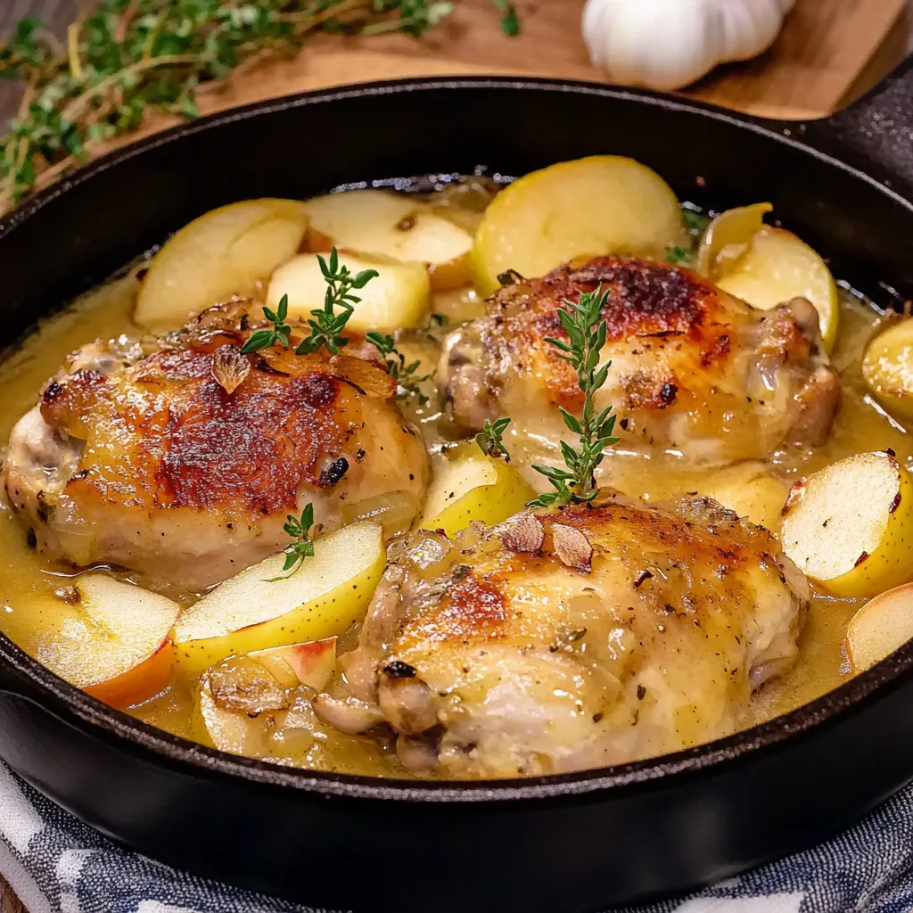 French Apple Cider Chicken