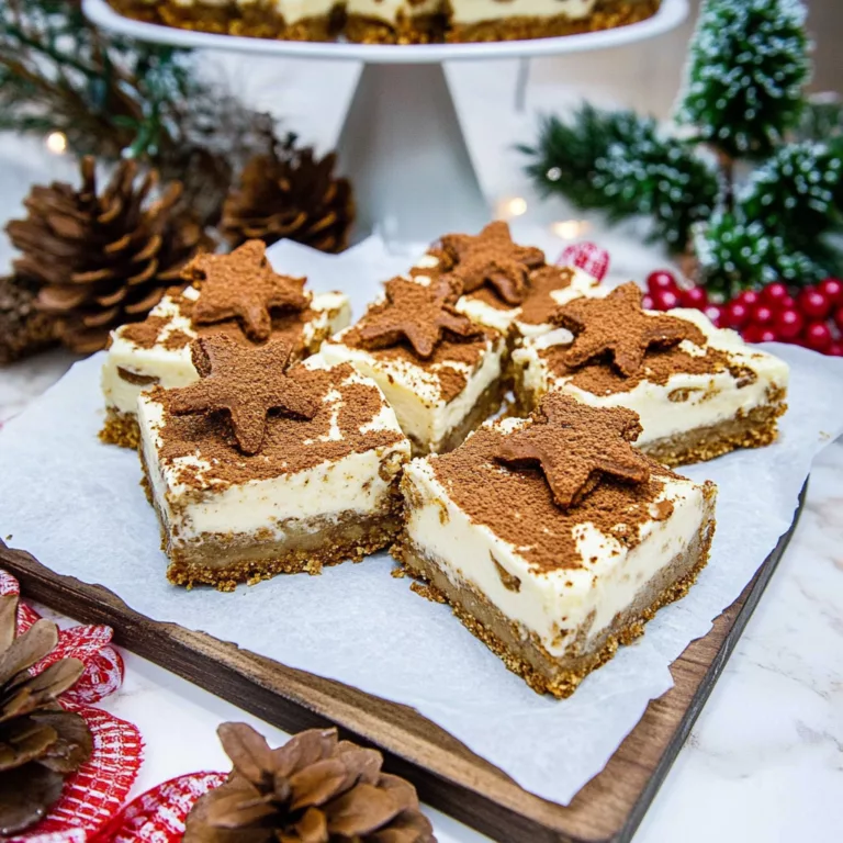Gingerbread Cheesecake Bars
