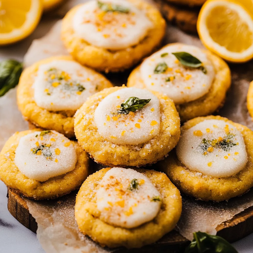 Lemon Basil Cookies