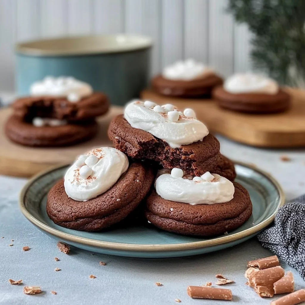 Chocolate Marshmallow Cookies