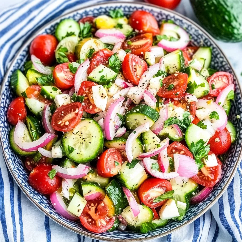 Mediterranean Veggie Salad