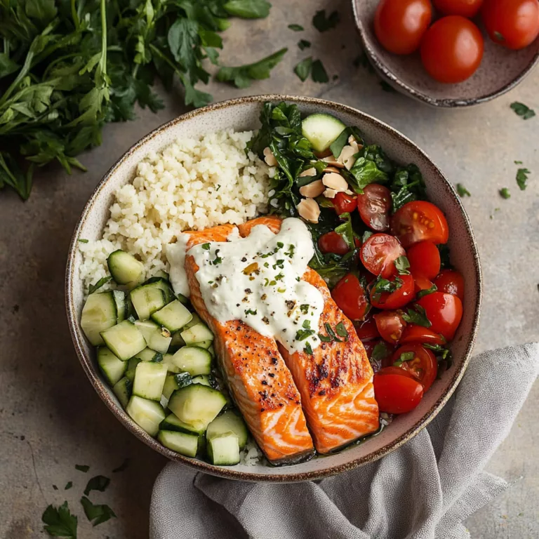 Mediterranean Salmon Bowls