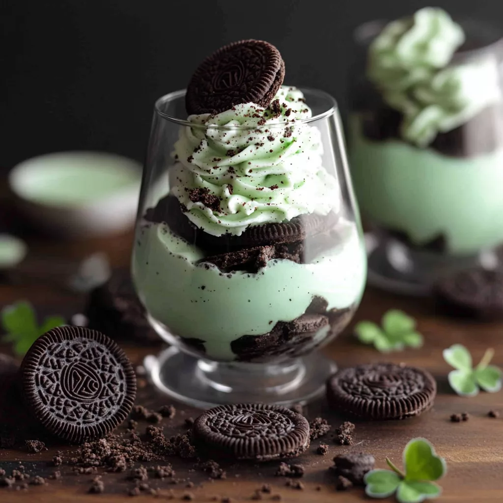 Mint Oreo Parfait