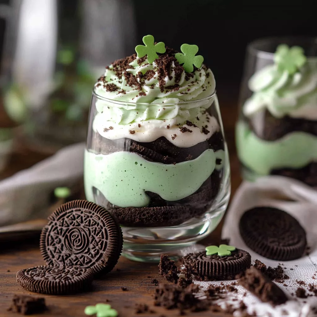 Mint Oreo Parfait