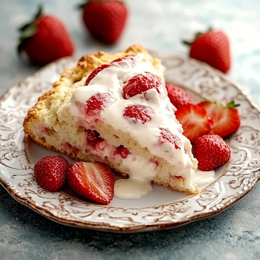 Strawberry Cream Scones