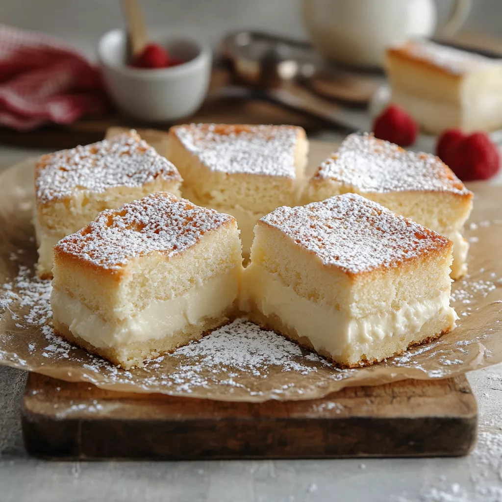 Vanilla Magic Custard Cake