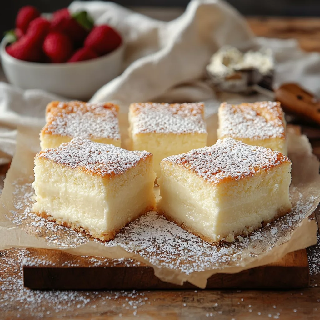 Vanilla Magic Custard Cake