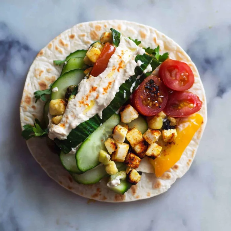Vegetarian Hummus Wraps
