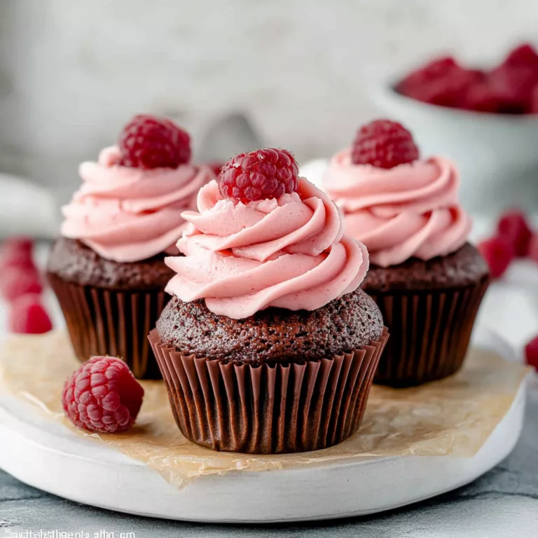 Chocolate Raspberry Cupcakes