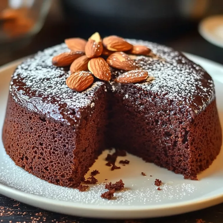 Chocolate Almond Yogurt Cake