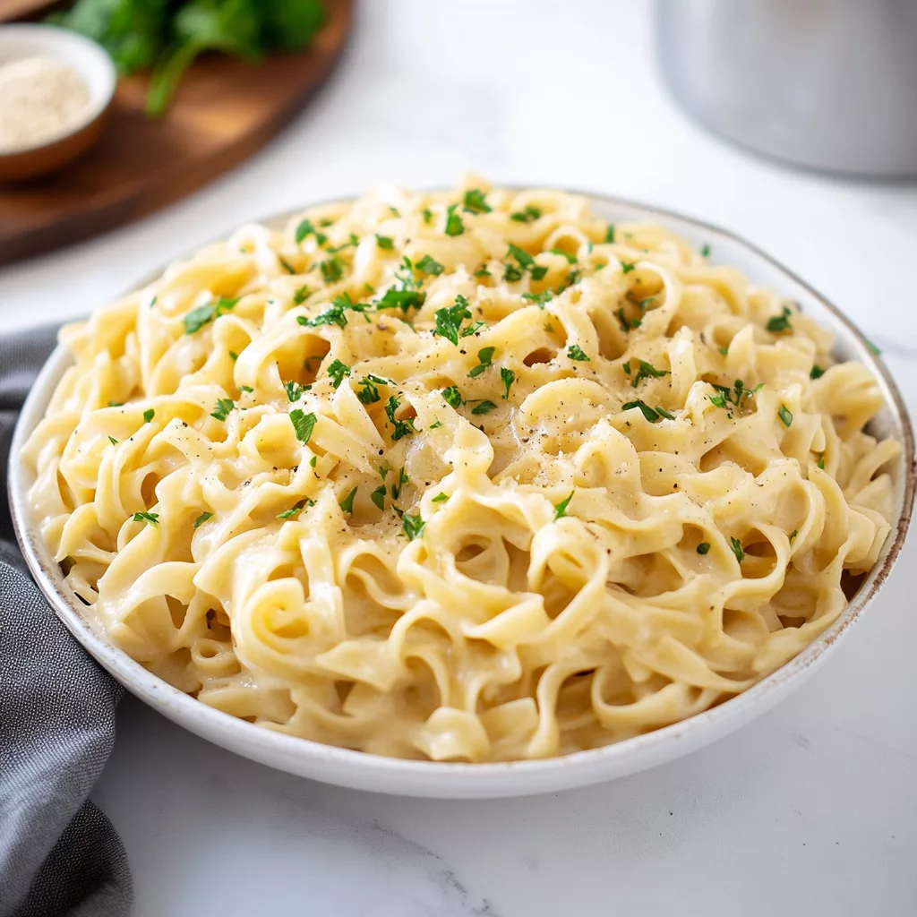 Creamy Cafeteria Noodles