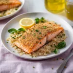 Parmesan Salmon Bake