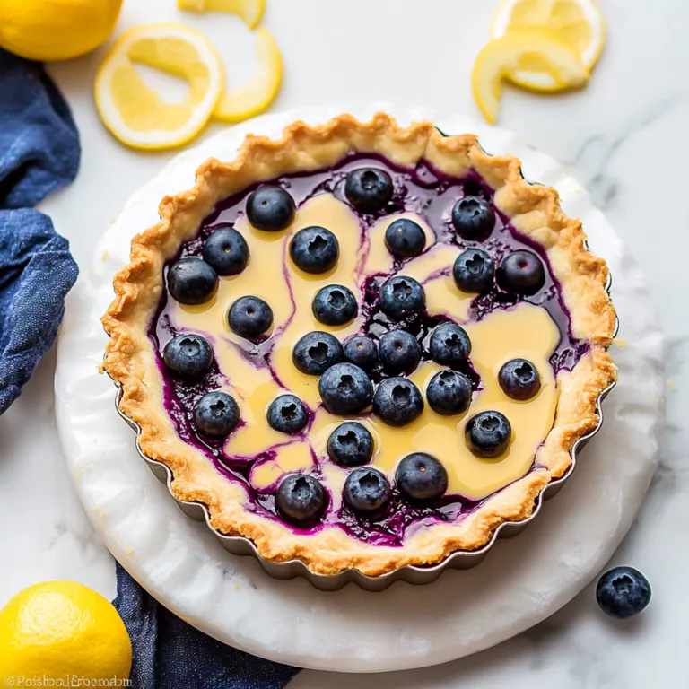 Lemon Blueberry Tart