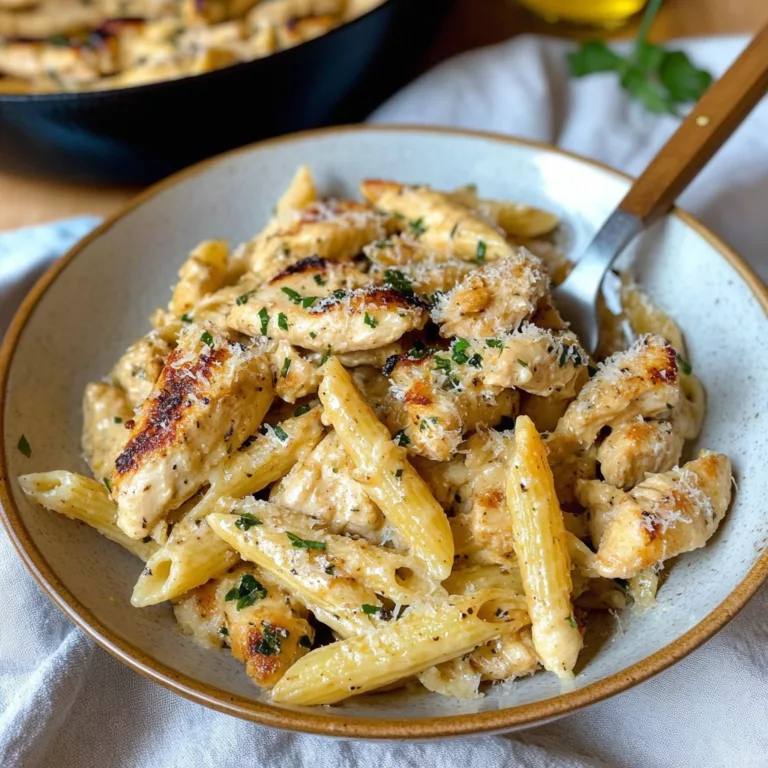 Garlic Parmesan Chicken Pasta