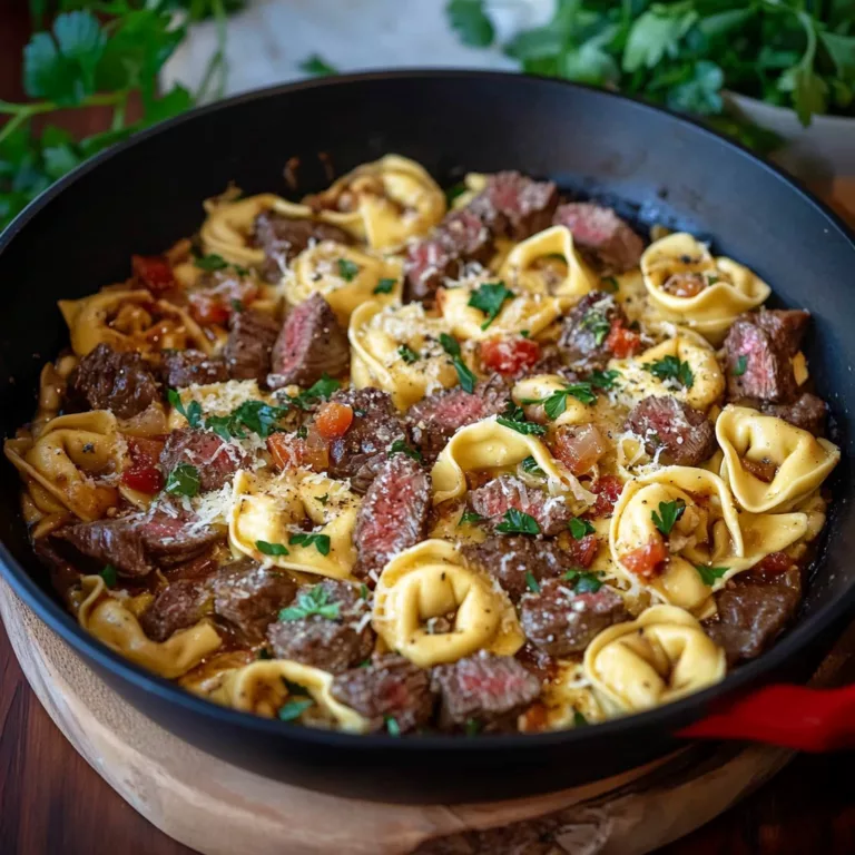 Garlic Steak Tortellini