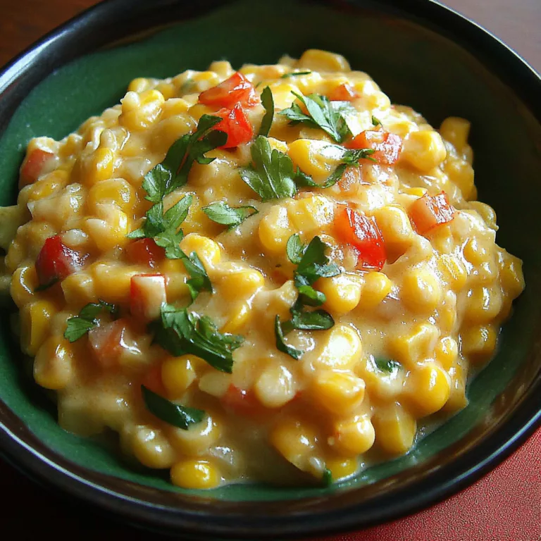 Louisiana Creamed Corn Maque Choux