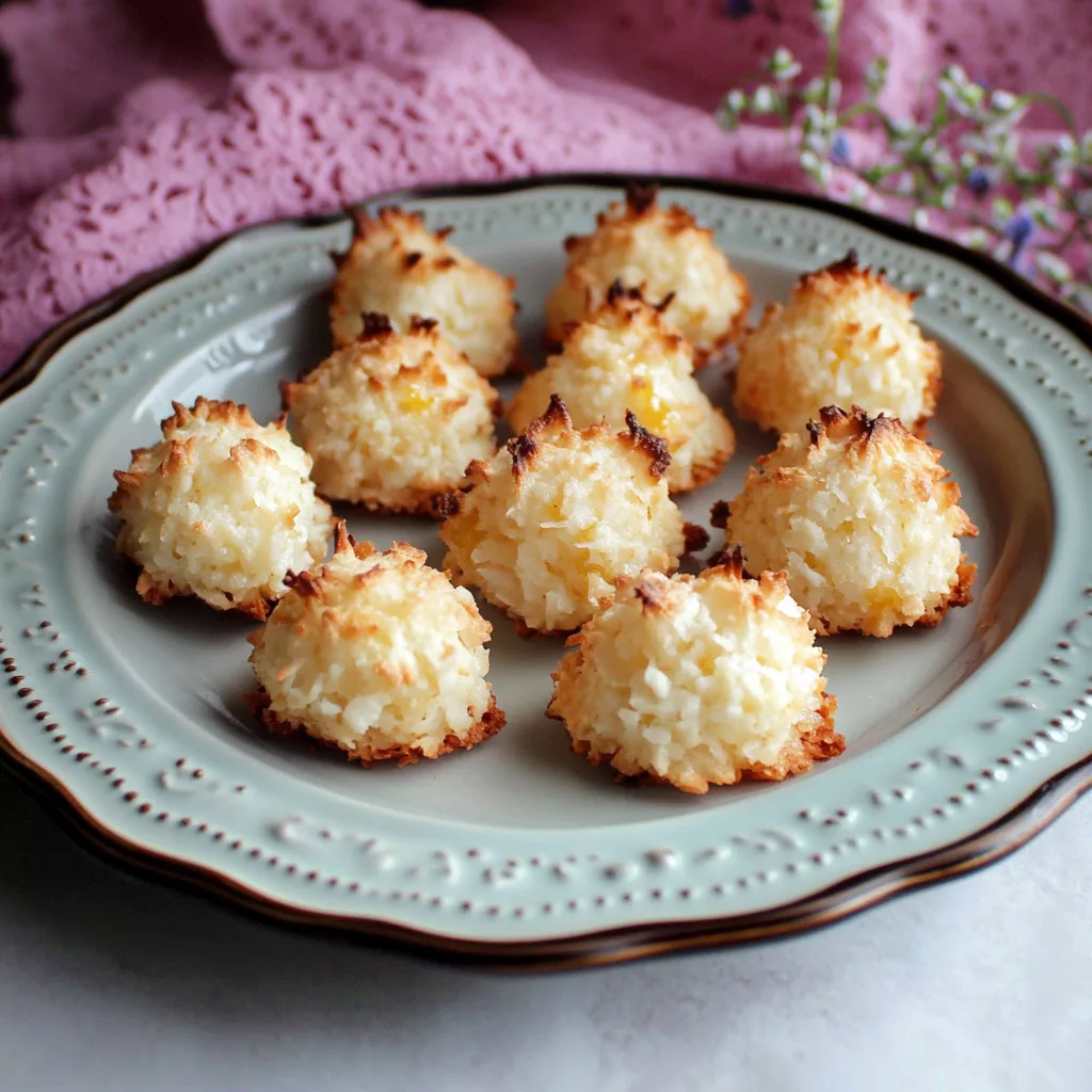 Lazy Day Coconut Macaroons