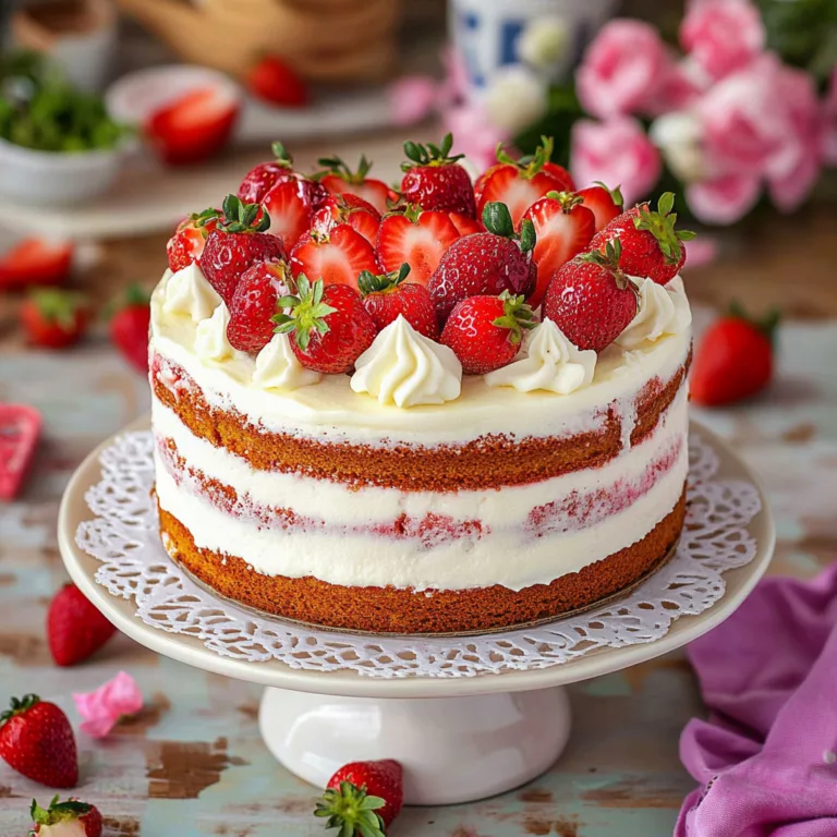 Strawberry Delight Cake