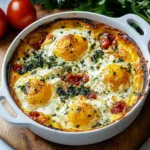Baked Feta Eggs