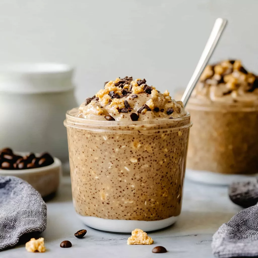 Brown Sugar Shaken Espresso Overnight Oats