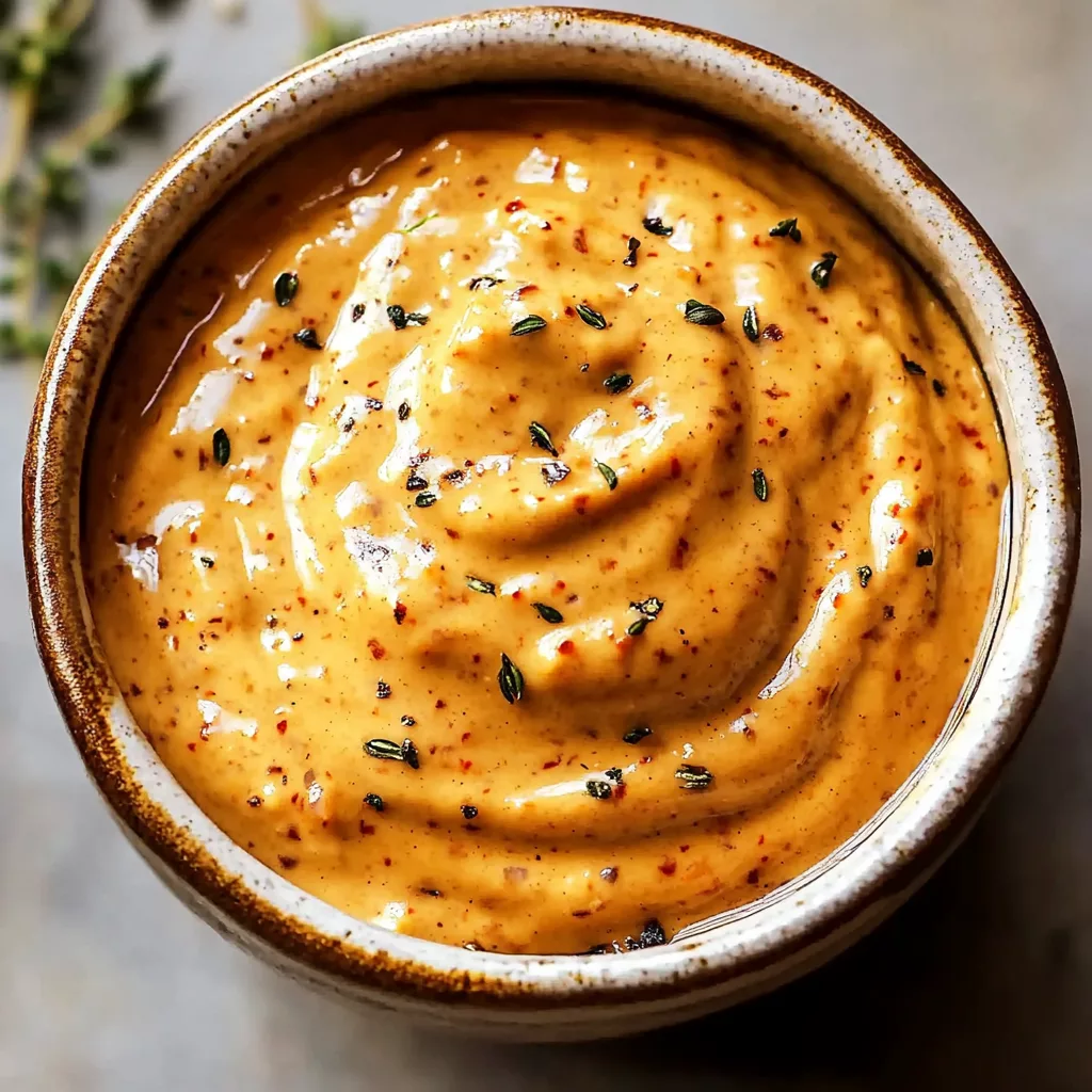 Chipotle Garlic Sauce with Sour Cream