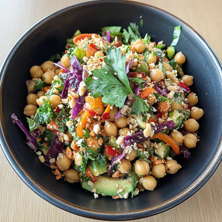 Crunchy Thai Chickpea Salad