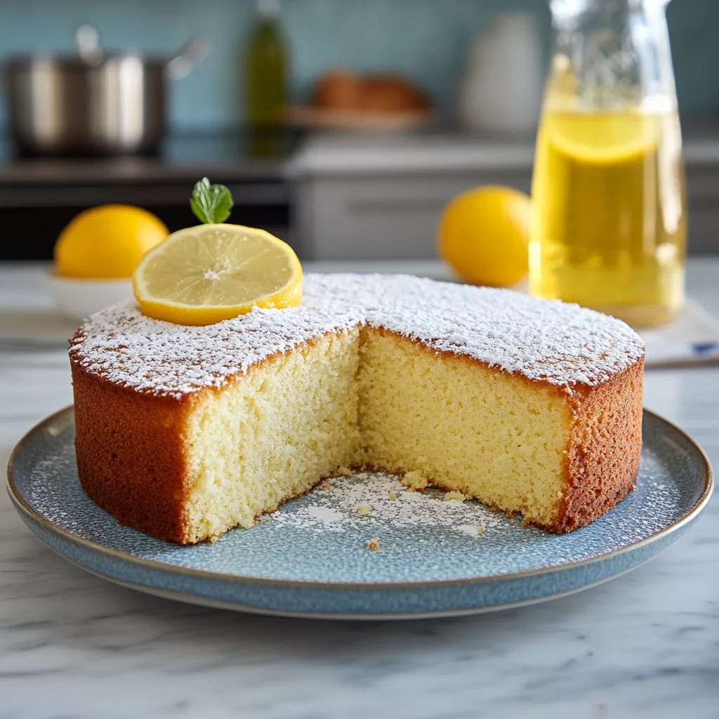 Flourless Limoncello Ricotta Super Cake