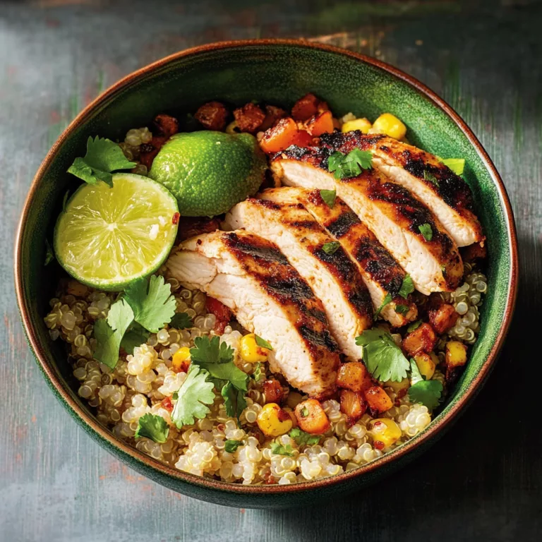 Grilled Chicken Quinoa Bowls