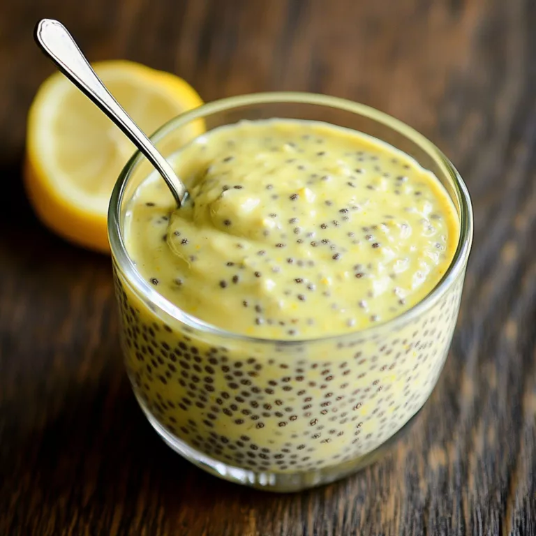 Lemon Curd Chia Pudding