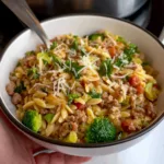 One-Pot Ground Turkey Orzo
