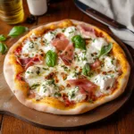Prosciutto and Honey Burrata Pizza