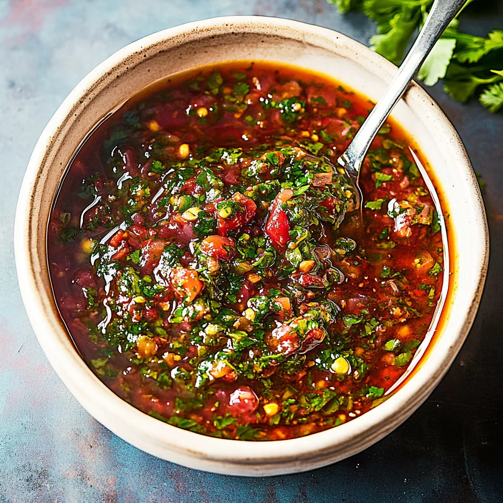 Zesty Smoky Red Chimichurri to Elevate Your Dishes
