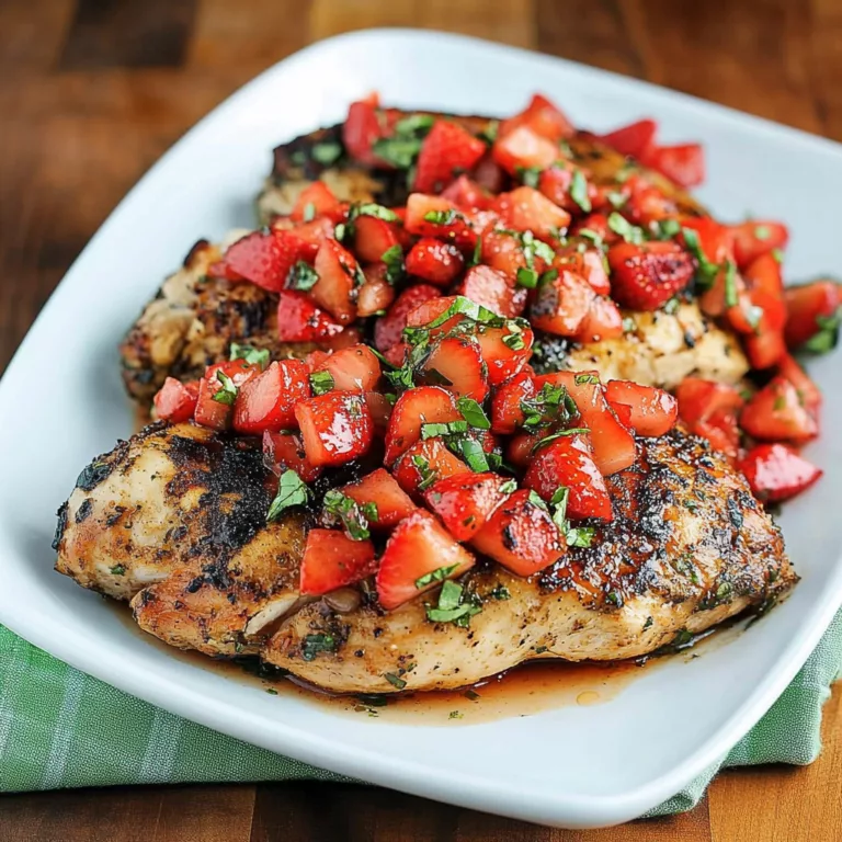 Strawberry Basil Chicken