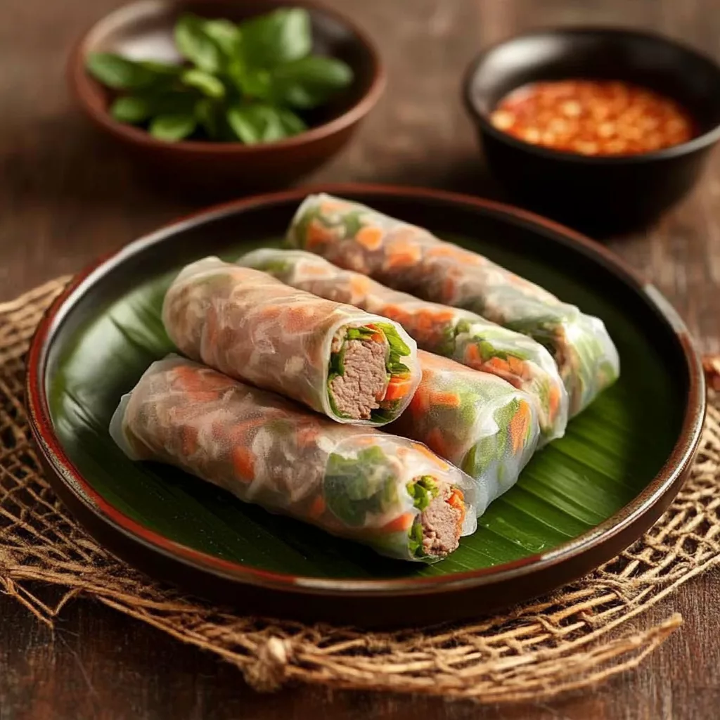 Thai Basil Beef Rolls – Fresh Thai Flavors in Every Bite