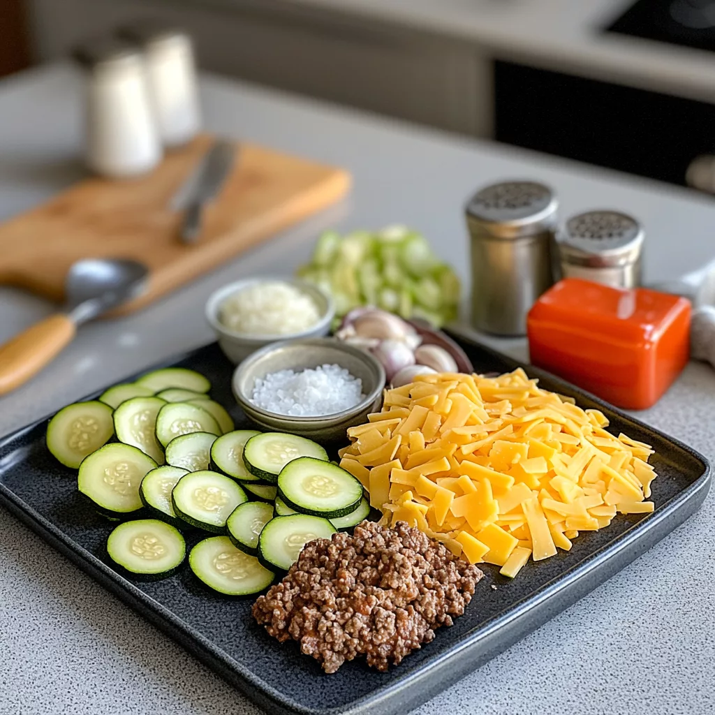 Ground Beef Zucchini Casserole