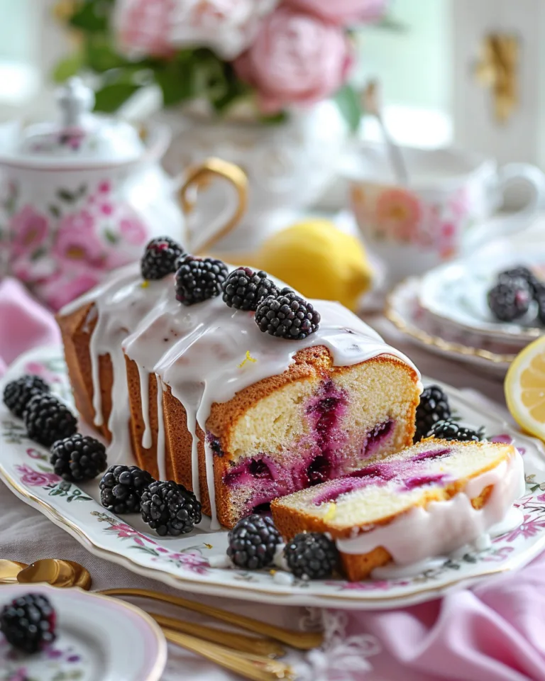 Blackberry Pound Cake