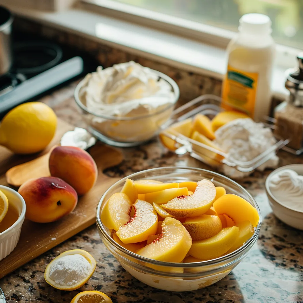 Peach Tiramisu