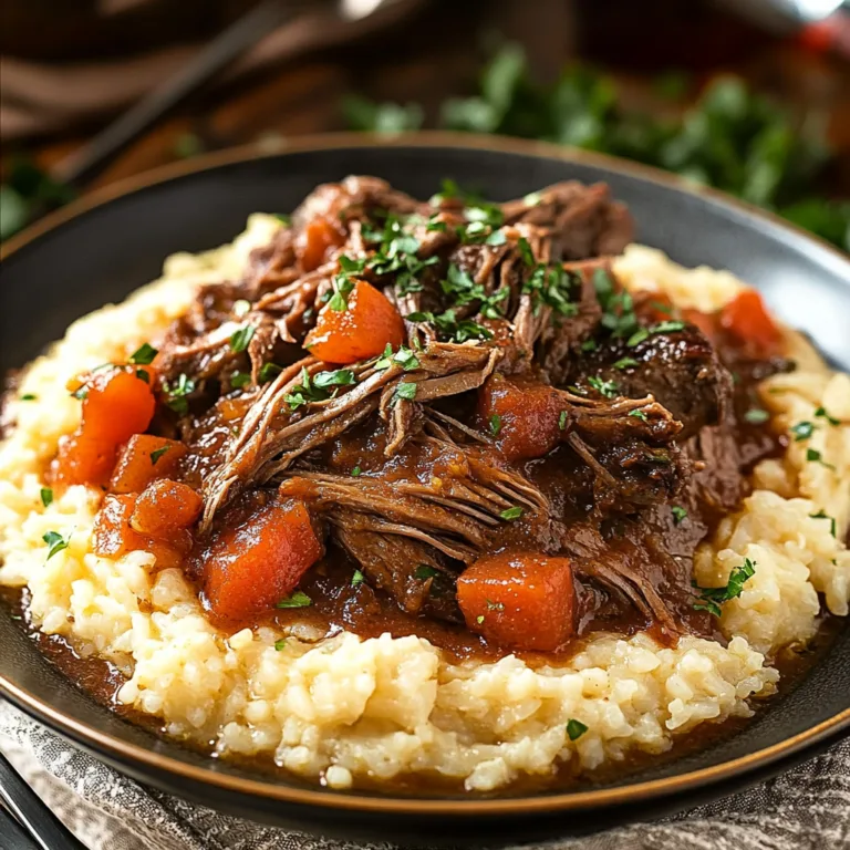 Italian Pot Roast & Risotto