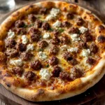 Sausage Feta Honey Pizza