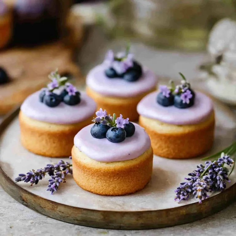 Lavender Blueberry Tea Cakes