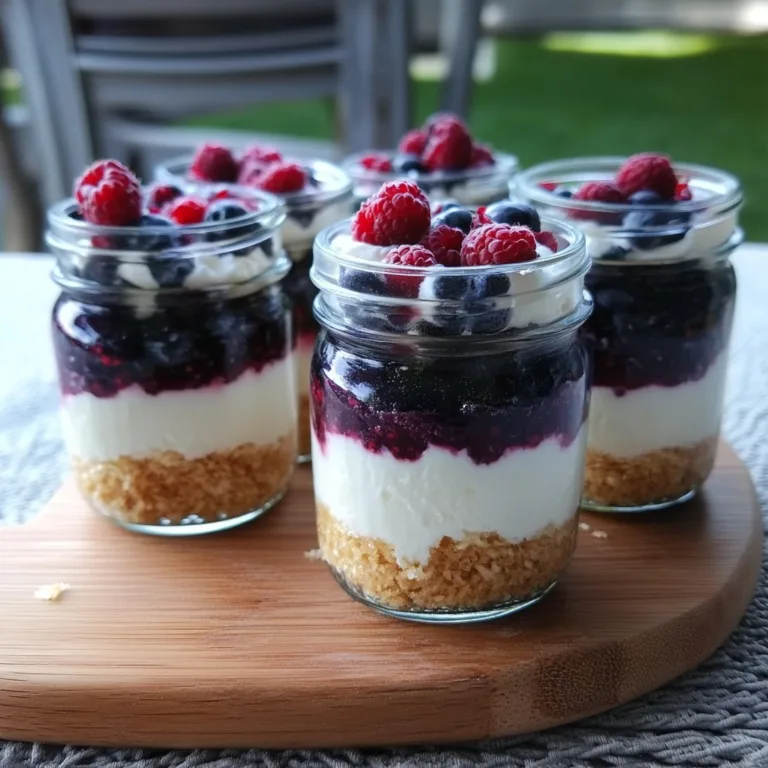 Berry No Bake Cheesecakes