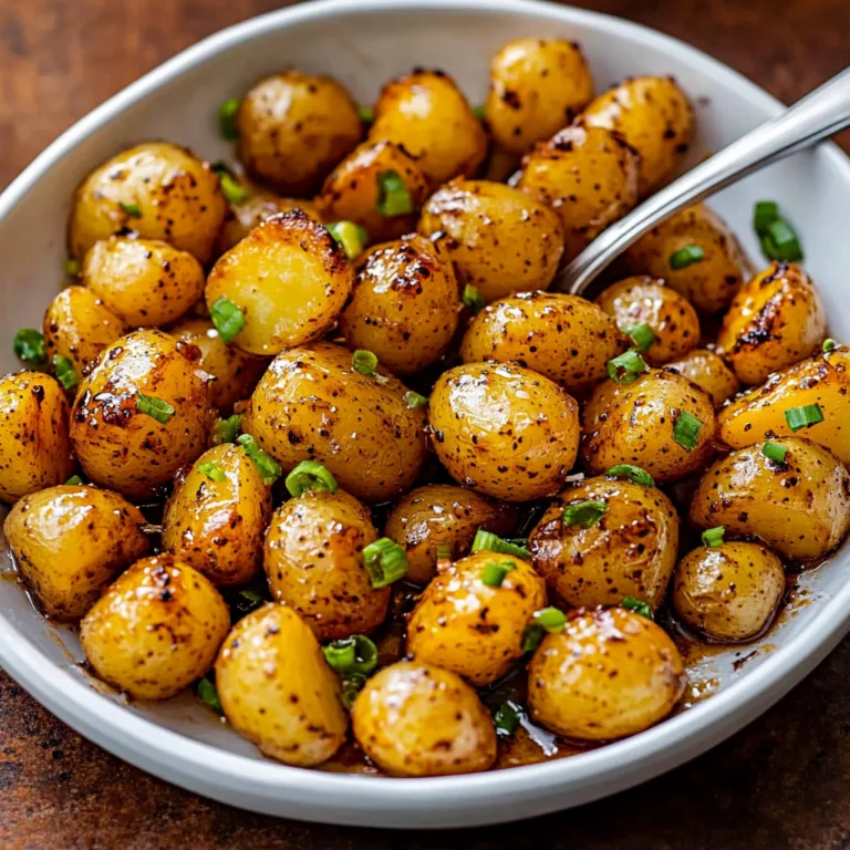 Creamy Mustard Roasted Potatoes
